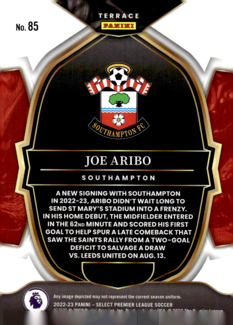 2022-23 Panini Select Premier League #85 Joe Aribo