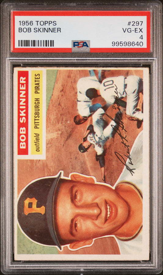 1956 Topps #297 Bob Skinner PSA 4