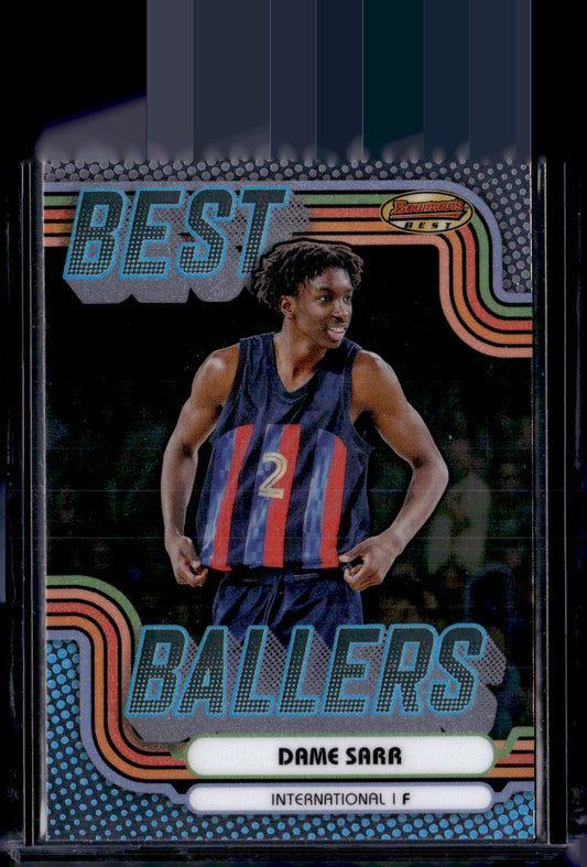 2024-25 Bowman's Best University #BB-18 Dame Sarr Best Ballers