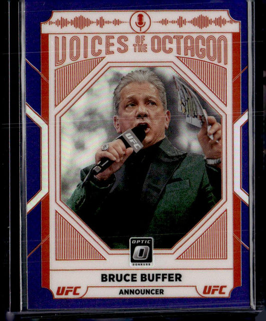 2022 Donruss Optic UFC #121 Bruce Buffer Purple