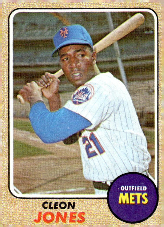 1968 Topps #254 Cleon Jones