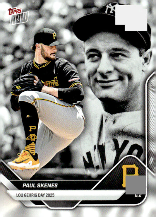 2025 Topps Now Lou Gehrig Day: Presented by Sarah Langs #LGD-PSK Paul Skenes