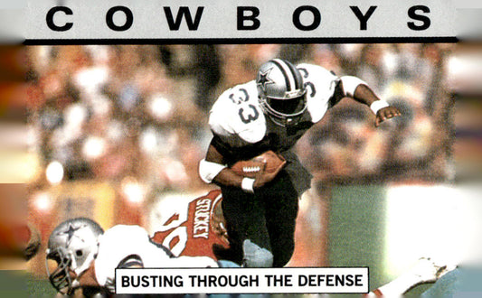 1985 Topps #37 Cowboys Team Leaders (Busting Through the Defense)