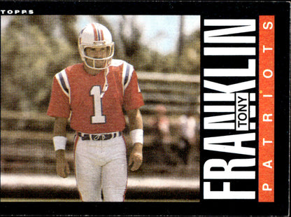 1985 Topps #324 Tony Franklin
