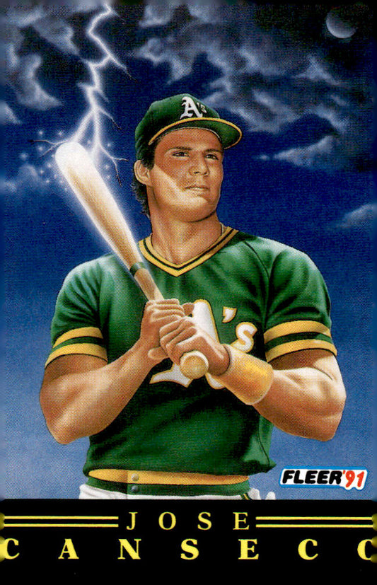 1991 Fleer #6 Jose Canseco Pro-Visions