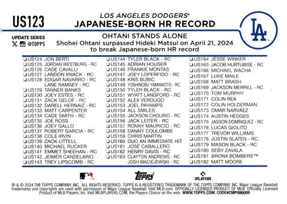 2024 Topps Update #US123 Shohei Ohtani